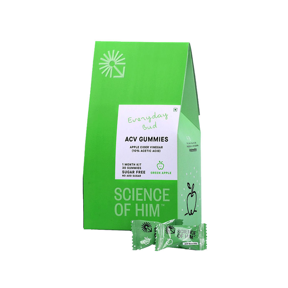 Science Of Him Everyday Bud ACV Gummies Green Apple Sugar Free - Image 1