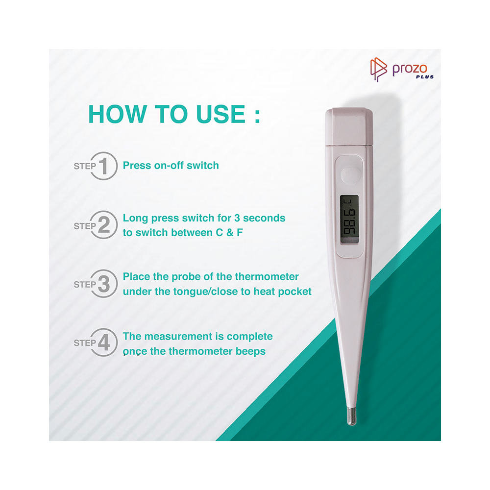 Prozo Plus CE 0197 Digital Waterproof Thermometer - Image 4