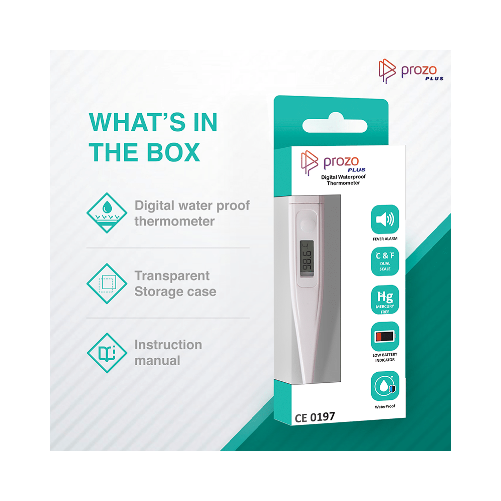 Prozo Plus CE 0197 Digital Waterproof Thermometer - Image 2