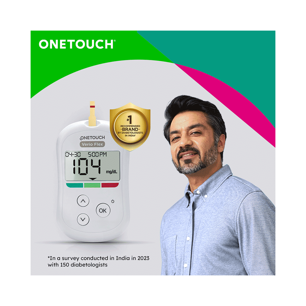 Combo Pack of 2 Box of OneTouch Verio Test Strip (50 Each) & 2 Box of OneTouch Delica Plus Lancet (25 Each) - Image 2