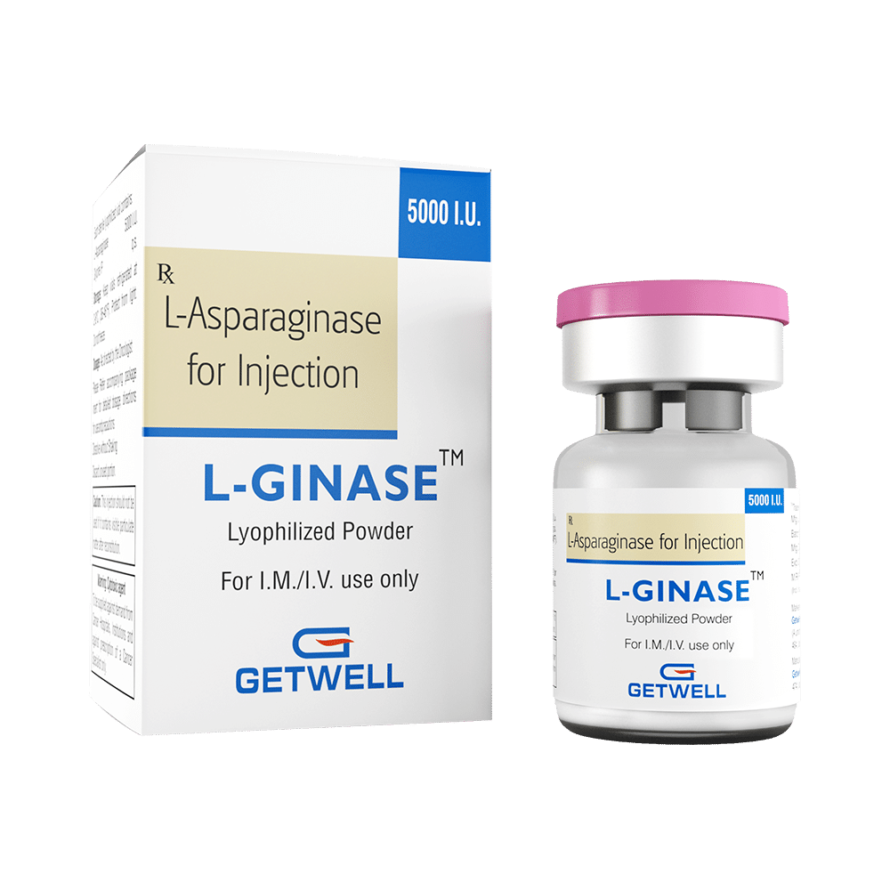 L Ginase 5000IU Injection - Image 1