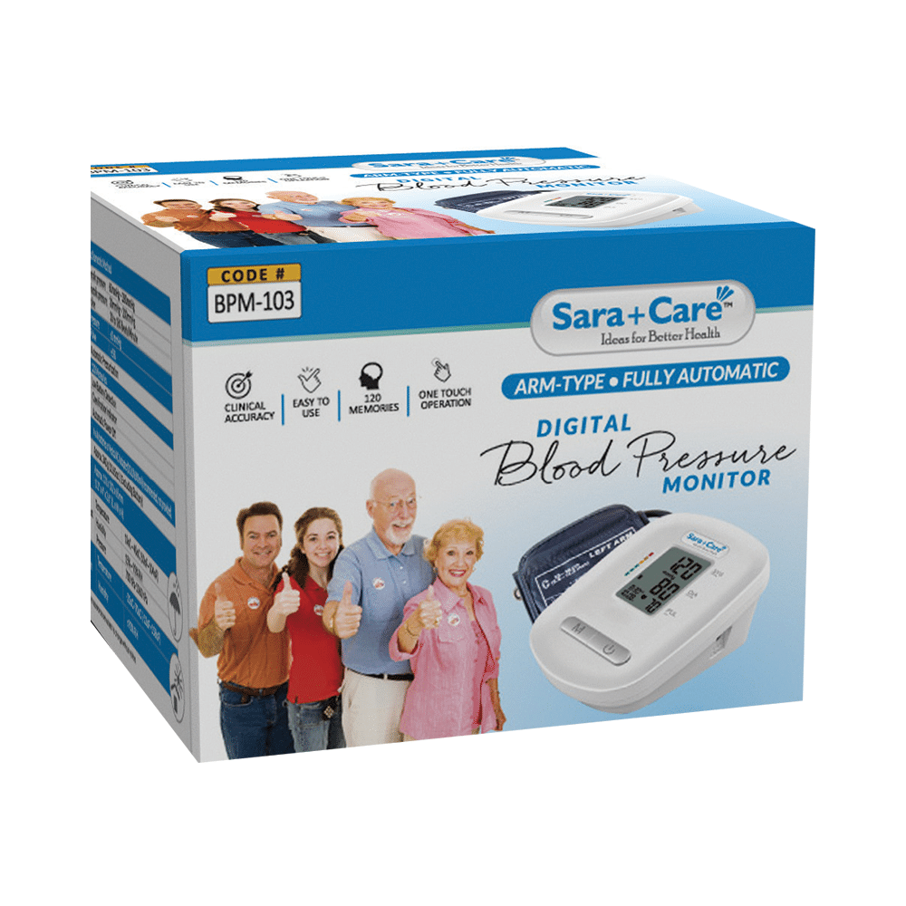 Sara+Care BPM 103 Digital Blood Pressure Monitor Arm Type