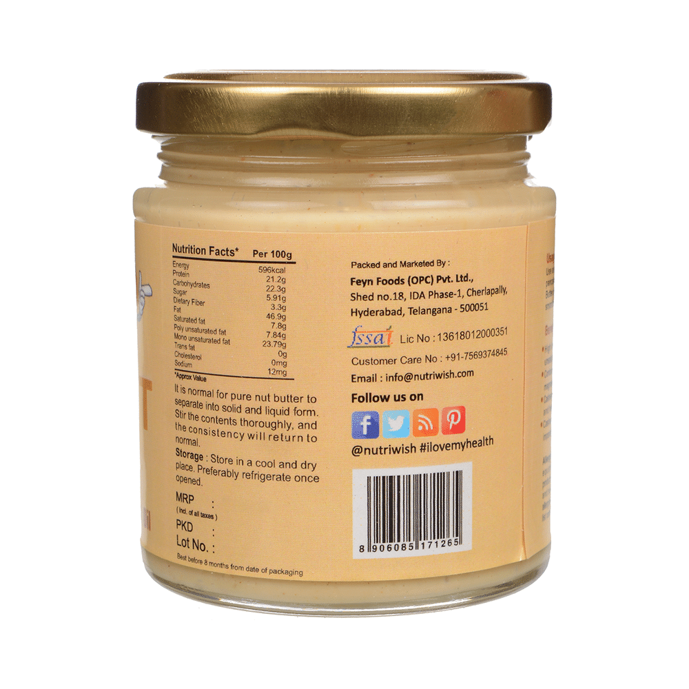 Nutriwish All Natural Cashew Nut Butter - Image 2