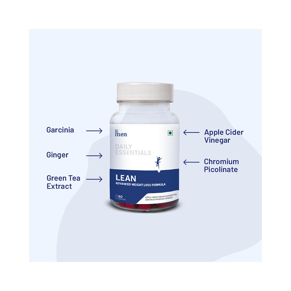 ForMen Lean+ Capsule with Garcinia, ACV, Green Tea Capsule - Image 2