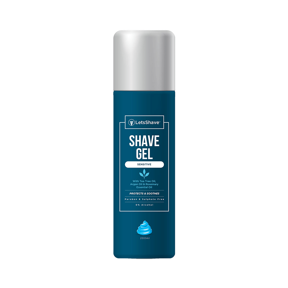 LetsShave Shave Gel for Men Sensitive