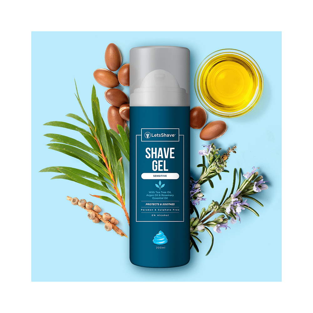 LetsShave Shave Gel for Men Sensitive - Image 2