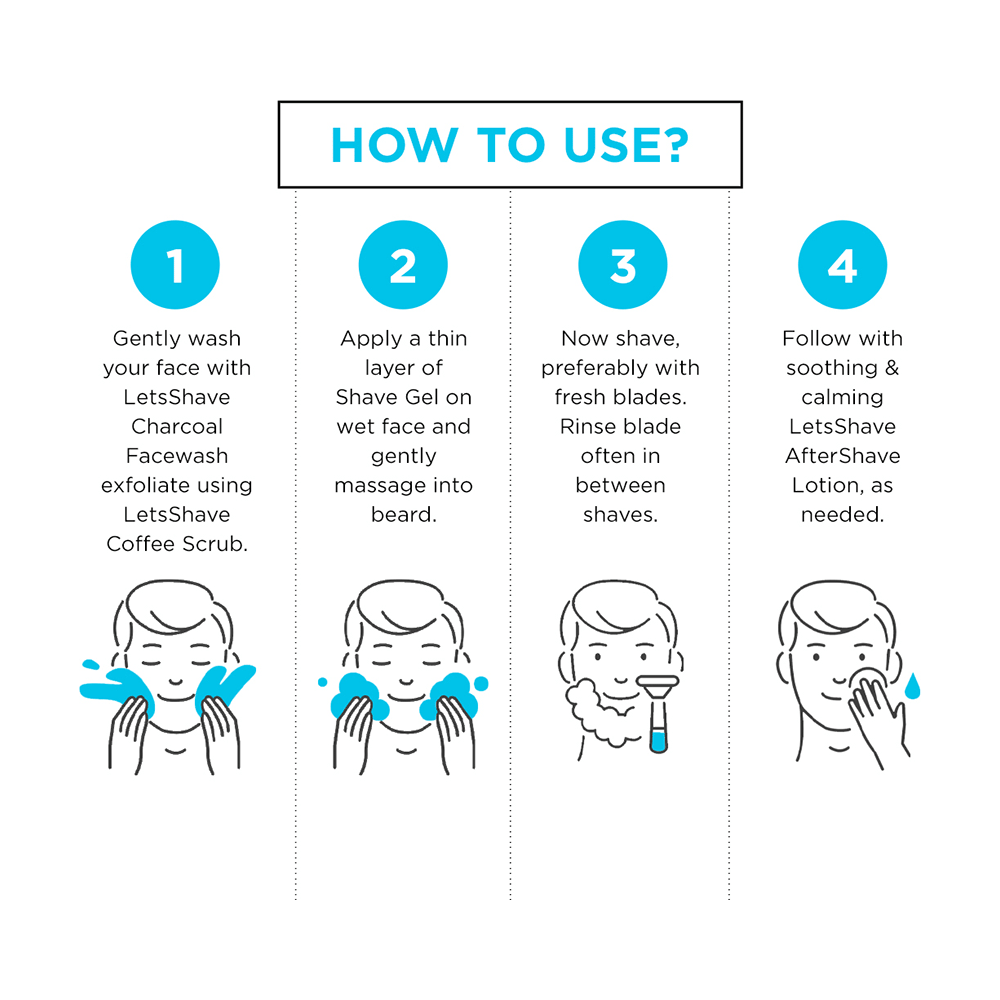 LetsShave Shave Gel for Men Sensitive - Image 5