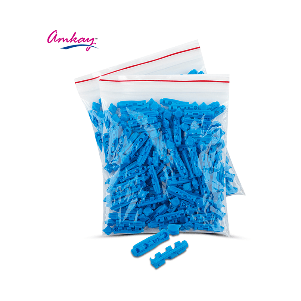 Amkay Round Blood Lancet | | Facilitates Easy Penetration | Ideal for Blood Sugar Testing | - Image 2