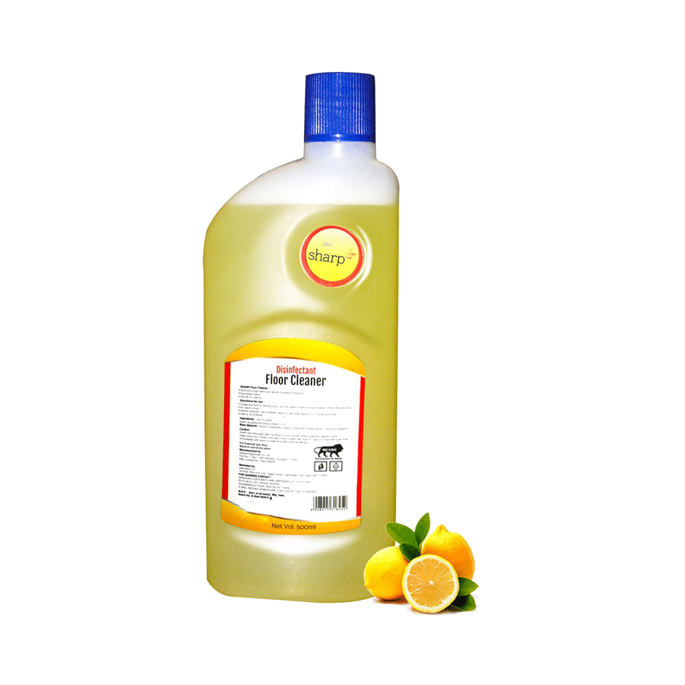 FLOH Sharp Disinfectant Floor Cleaner (500ml Each) Lemon - Image 2