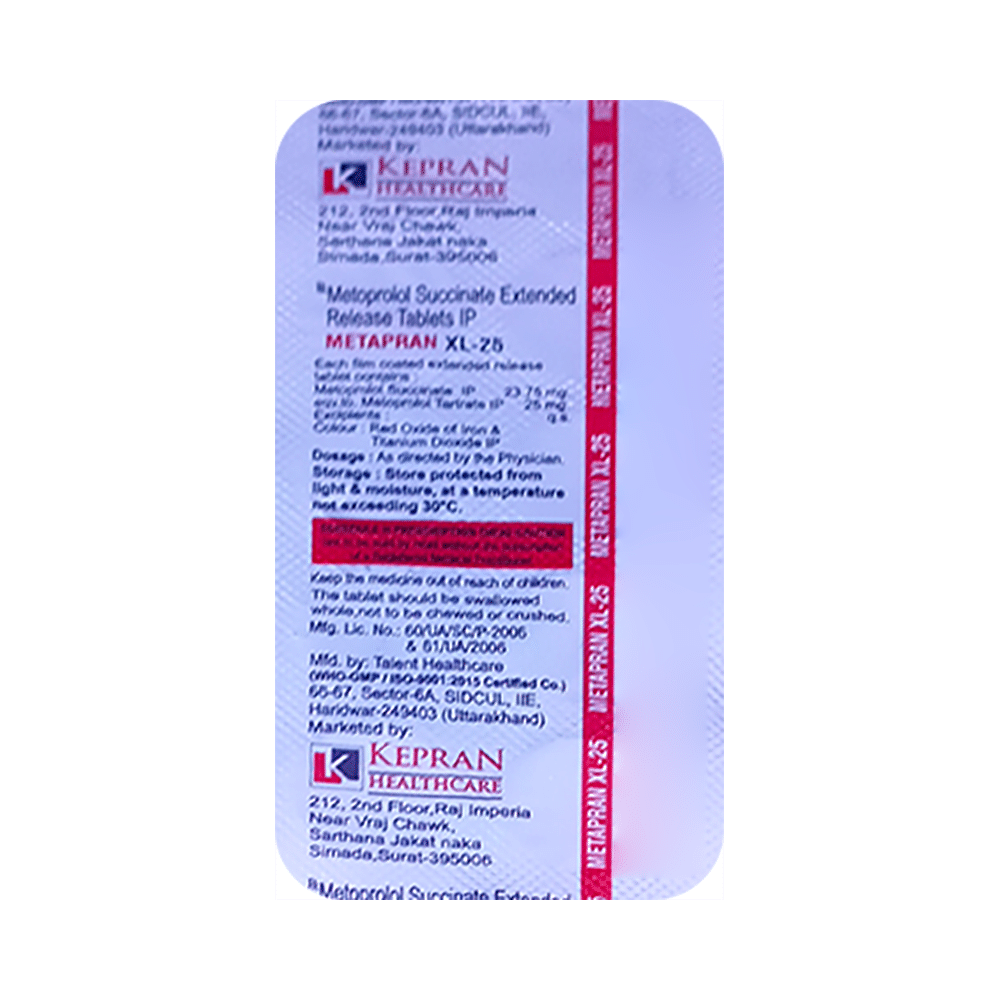 Metapran XL-25 Tablet - Image 3