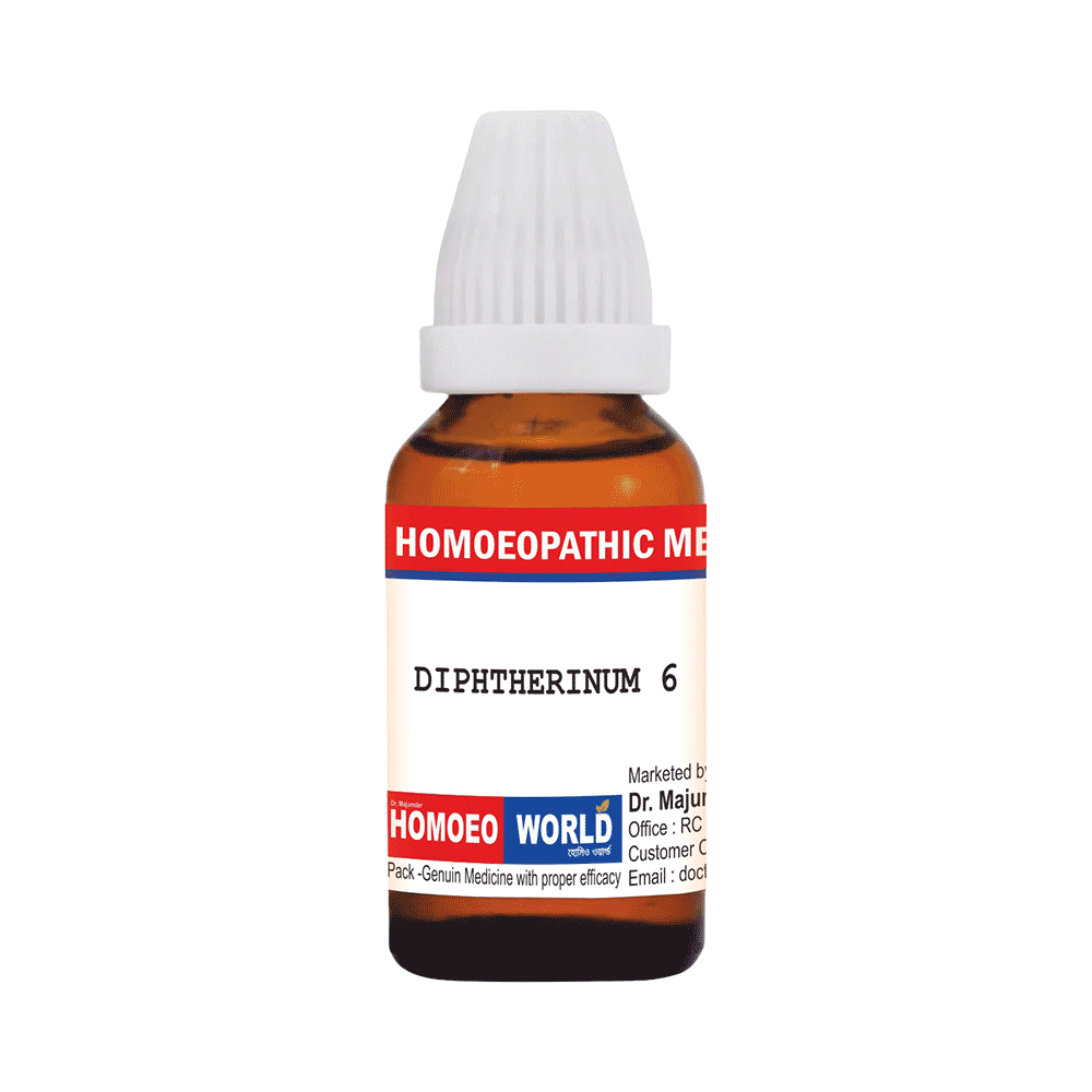Dr. Majumder Homeo World Diptherinum Dilution(30ml Each) 6 CH - Image 1