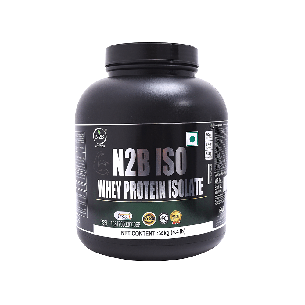 N2B ISO Whey Protein Isolate Powder | Chocolate Flavour | Nutrition Enhancer Powder Chocolate