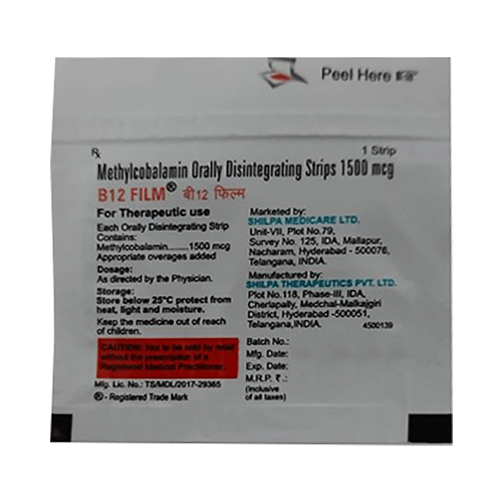 B12 Film Orally Disintegrating Strip - Image 3