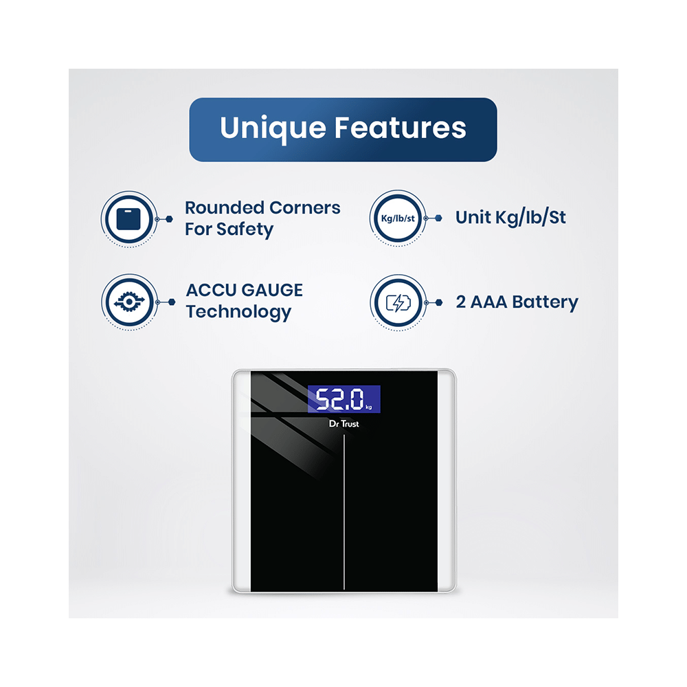 Dr Trust USA Balance Personal Digital Electronic Body Weighing Machine 513 - Image 3