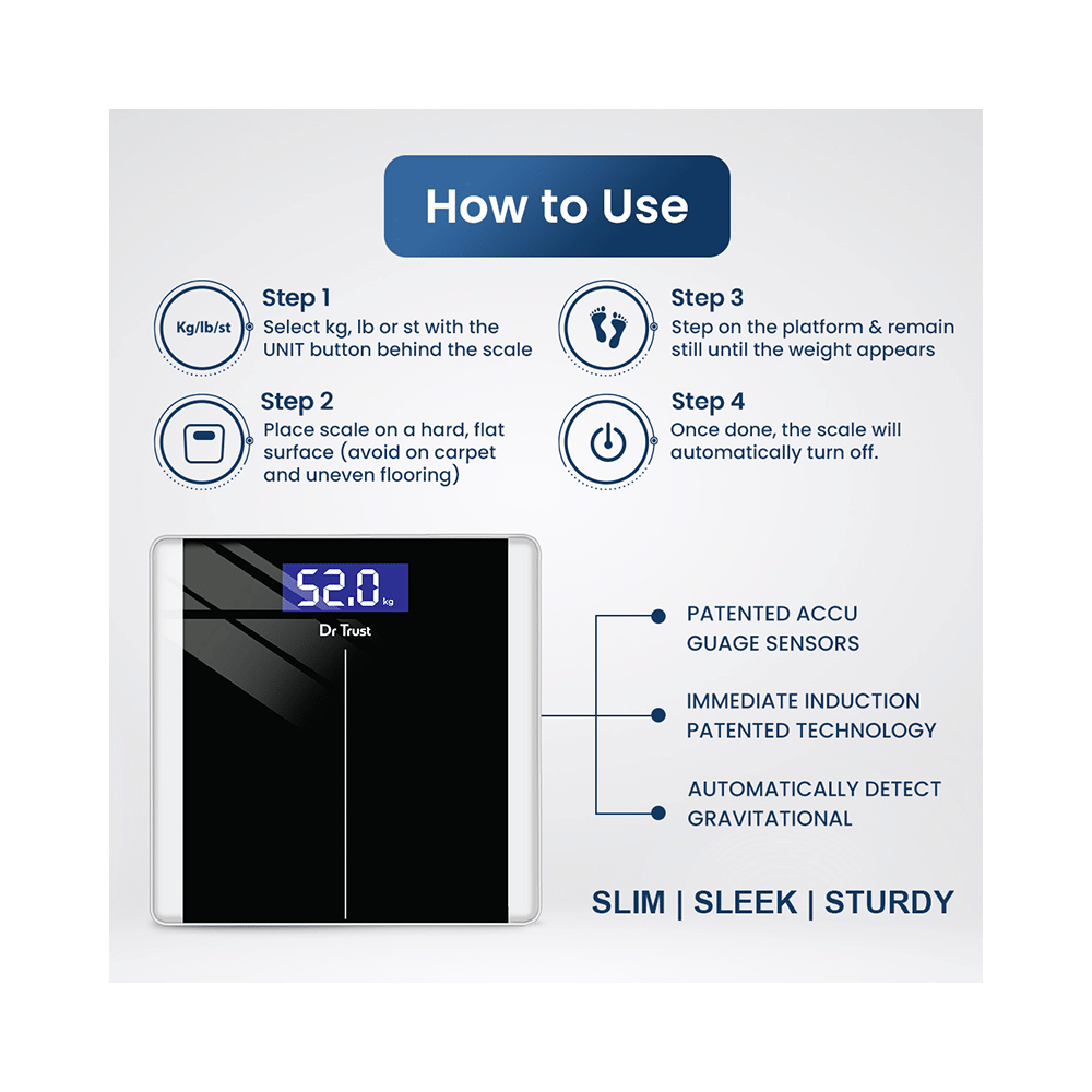 Dr Trust USA Balance Personal Digital Electronic Body Weighing Machine 513 - Image 6