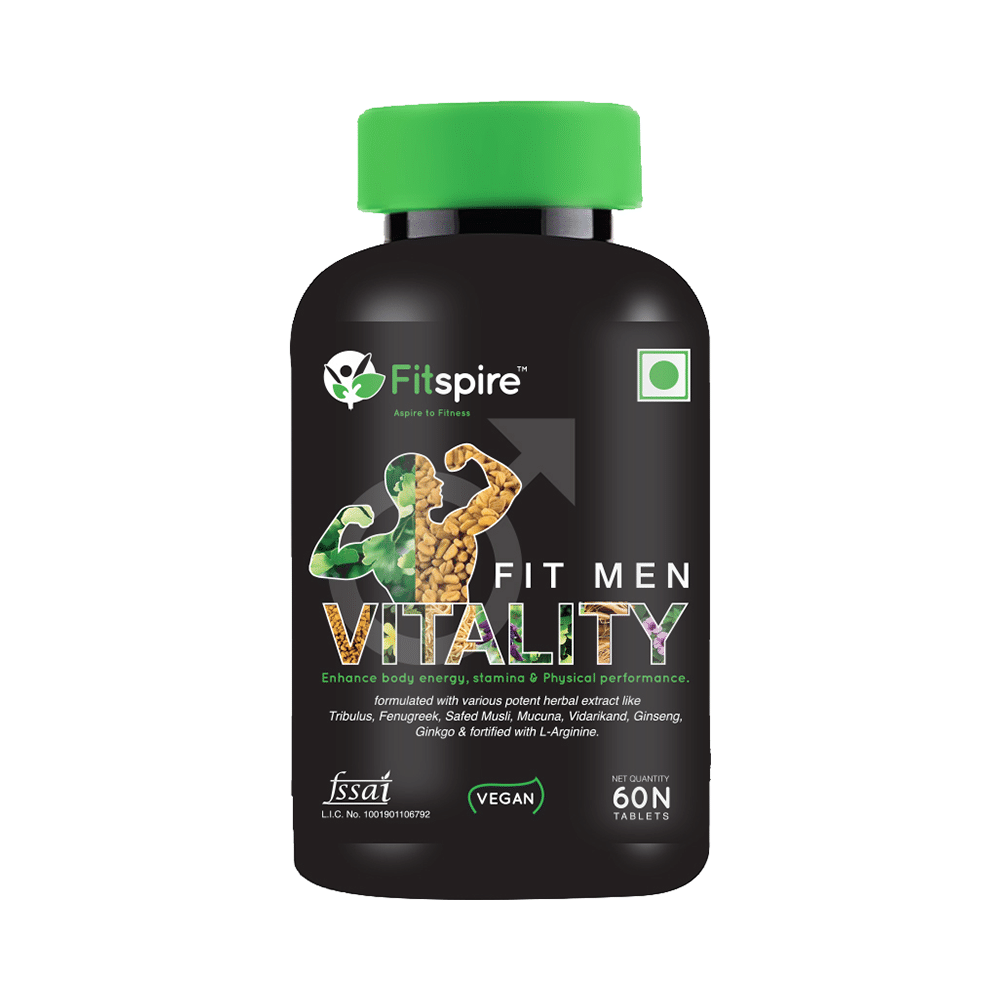 Fitspire Combo Pack of Fit Men Vitality Tablet and Fit Men Gold Multivitamin Tablet (60 Each) - Image 2