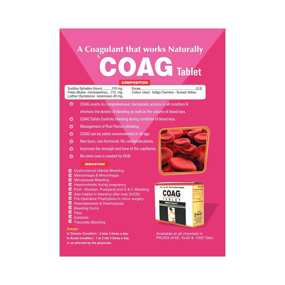 Ayursun Pharma Coag Tablet - Image 2