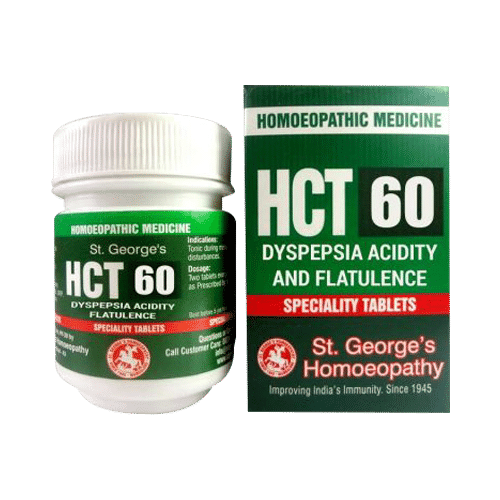 St. George’s HCT 60 Dyspepsia Acidity And Flatulence Tablet - Image 1