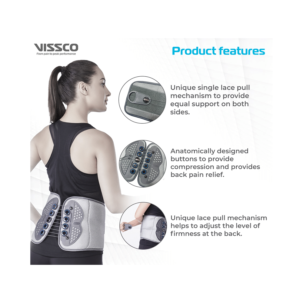 Vissco Core 0125 Flexi Lacepull LS Belt XL Grey - Image 4