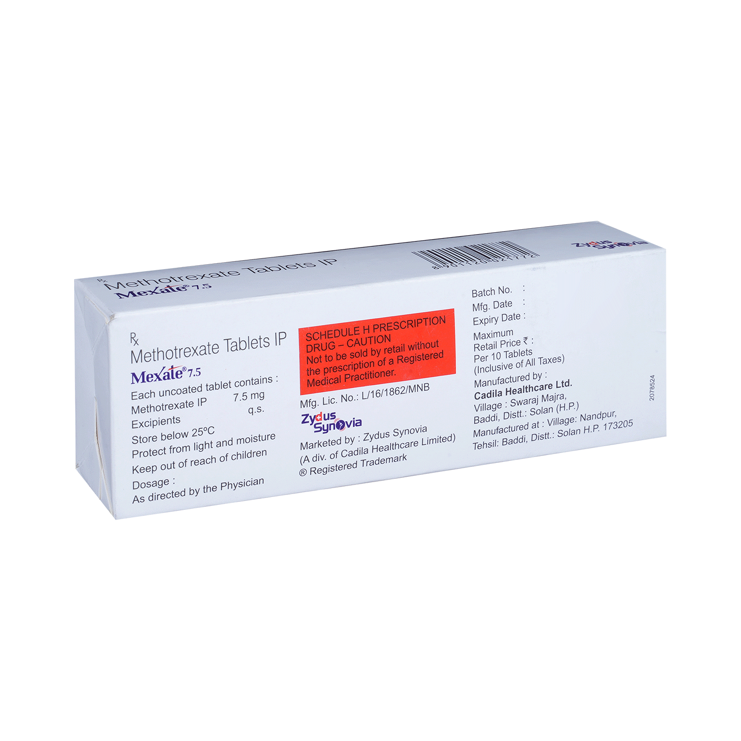 Mexate 7.5 Tablet - Image 3