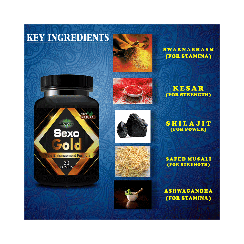 Sabates Sexo Gold Male Enhancement Formula Capsule - Image 5