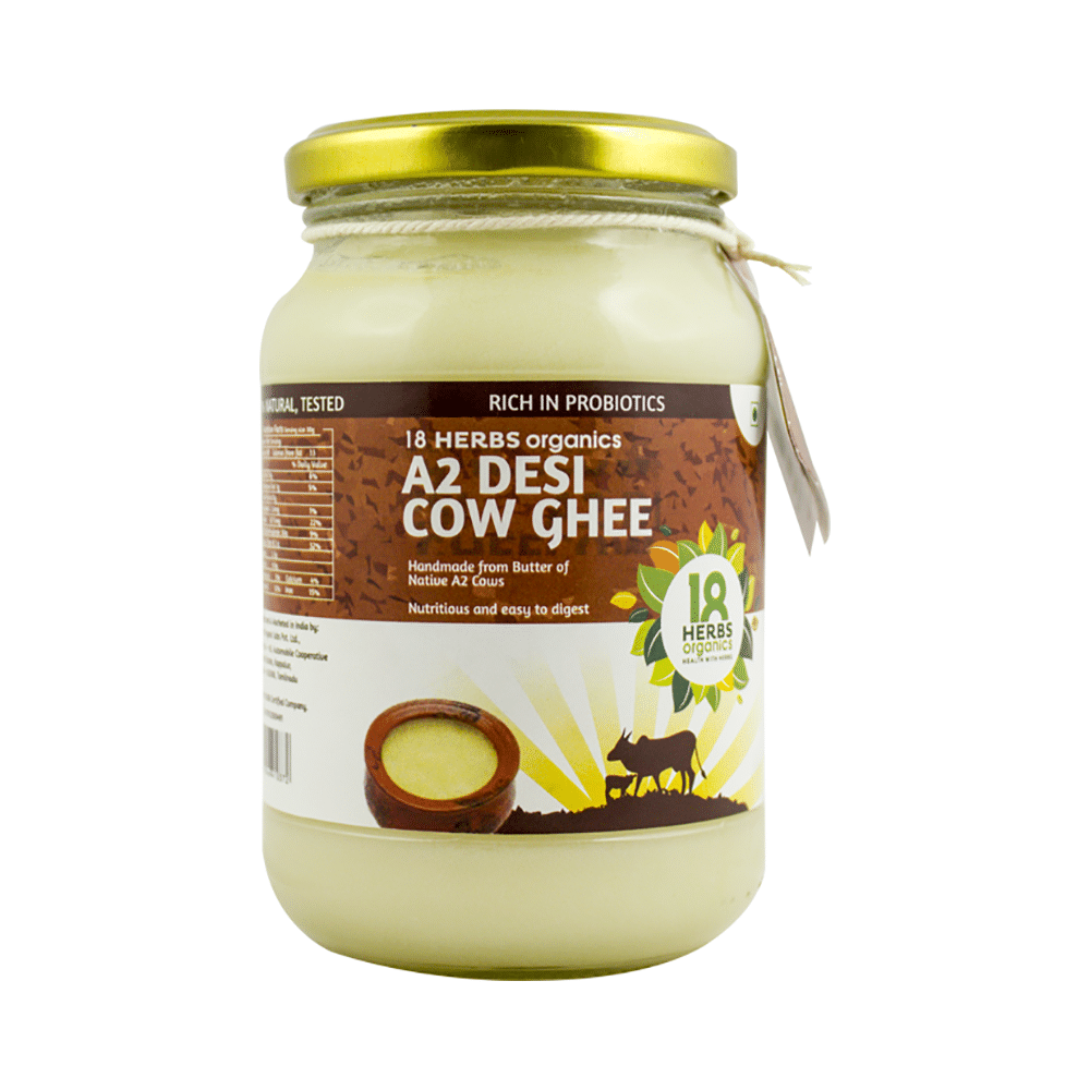 18 Herbs Organics A2 Desi Cow Ghee - Image 1