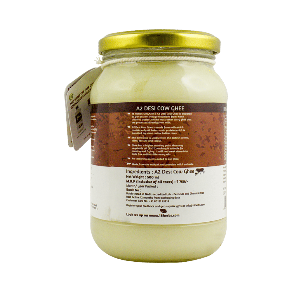 18 Herbs Organics A2 Desi Cow Ghee - Image 2