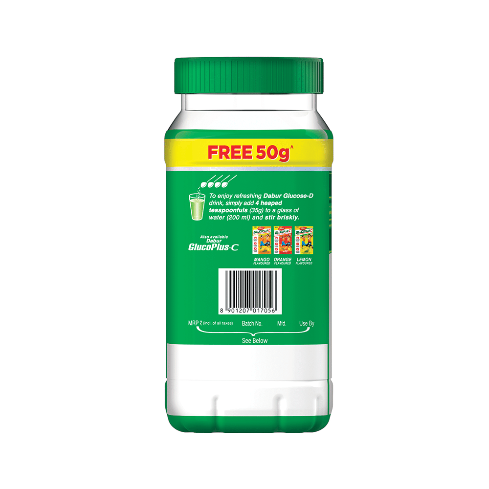 Dabur Glucose D Instant Energy with Calcium & Vitamin D | For Immunity & Bone Health | Powder - Image 3