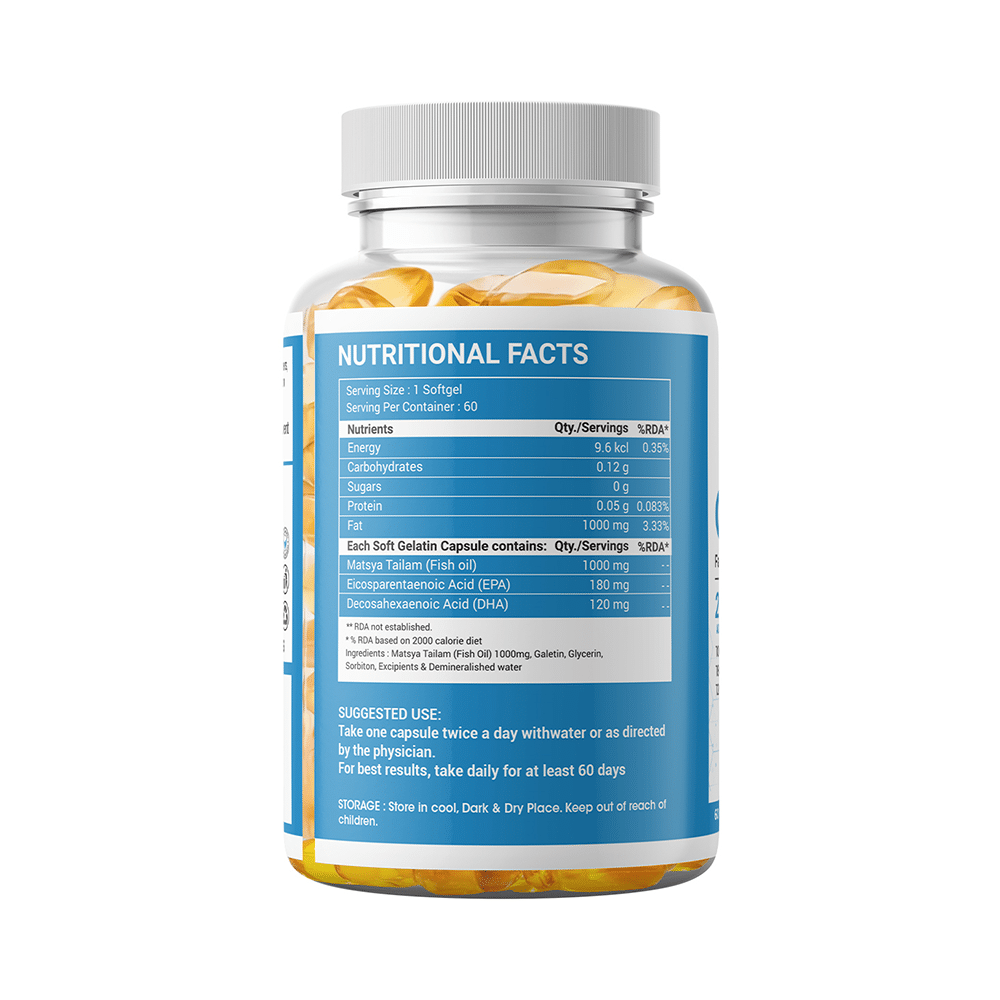 Herbal Max Omega-3 Soft Gelatin Capsule - Image 2