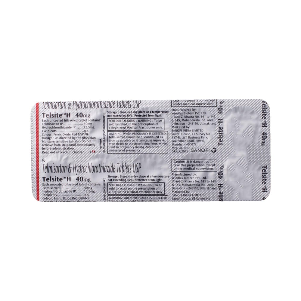 Telsite H 40mg Tablet - Image 5