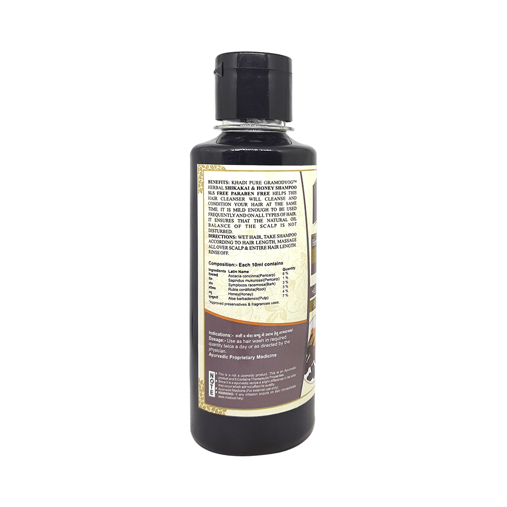 Khadi Pure Herbal Shikakai & Honey Shampoo (210ml Each) SLS & Paraben Free - Image 2