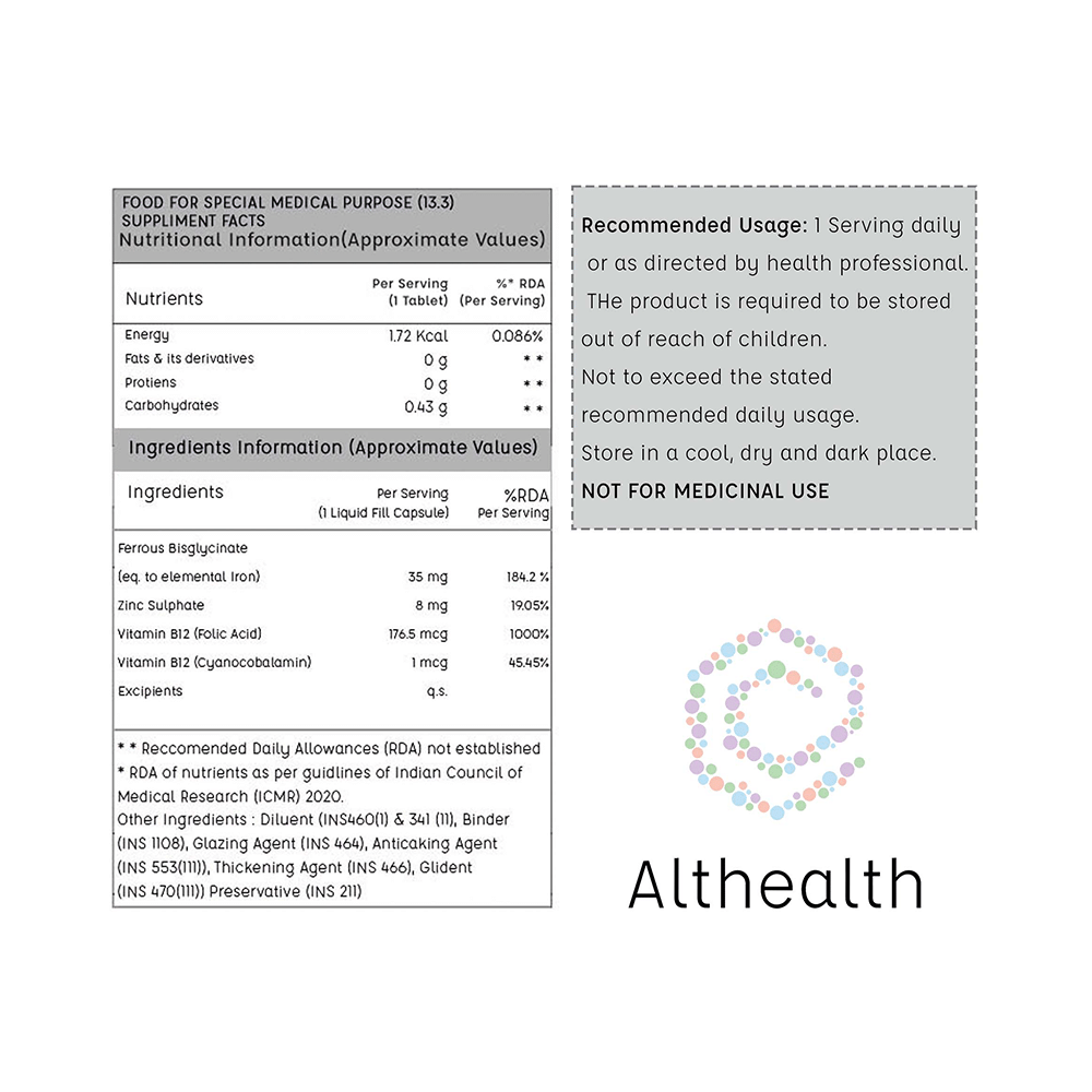 Althealth Iron Tablet - Image 3