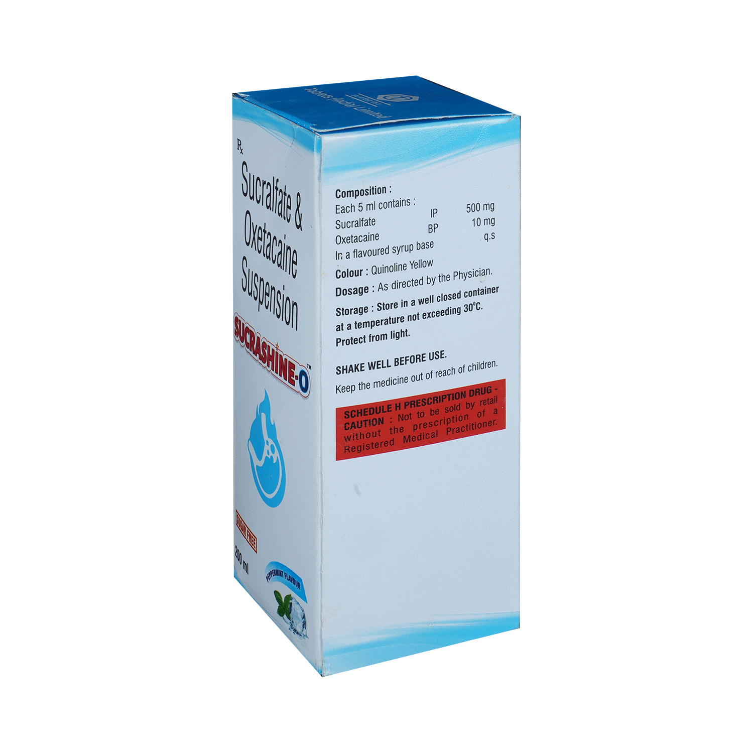 Sucrashine O Oral Suspension Peppermint Sugar Free - Image 3