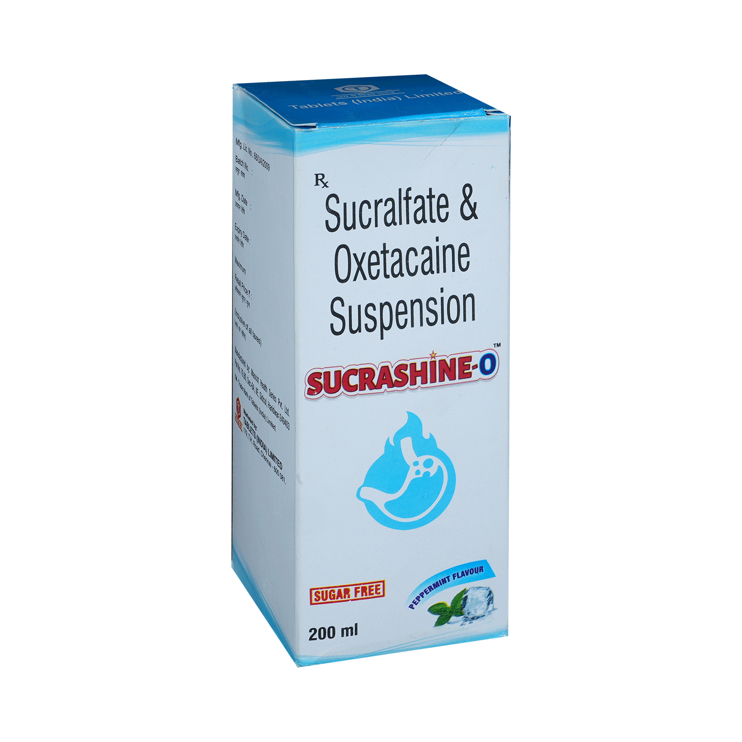 Sucrashine O Oral Suspension Peppermint Sugar Free - Image 2
