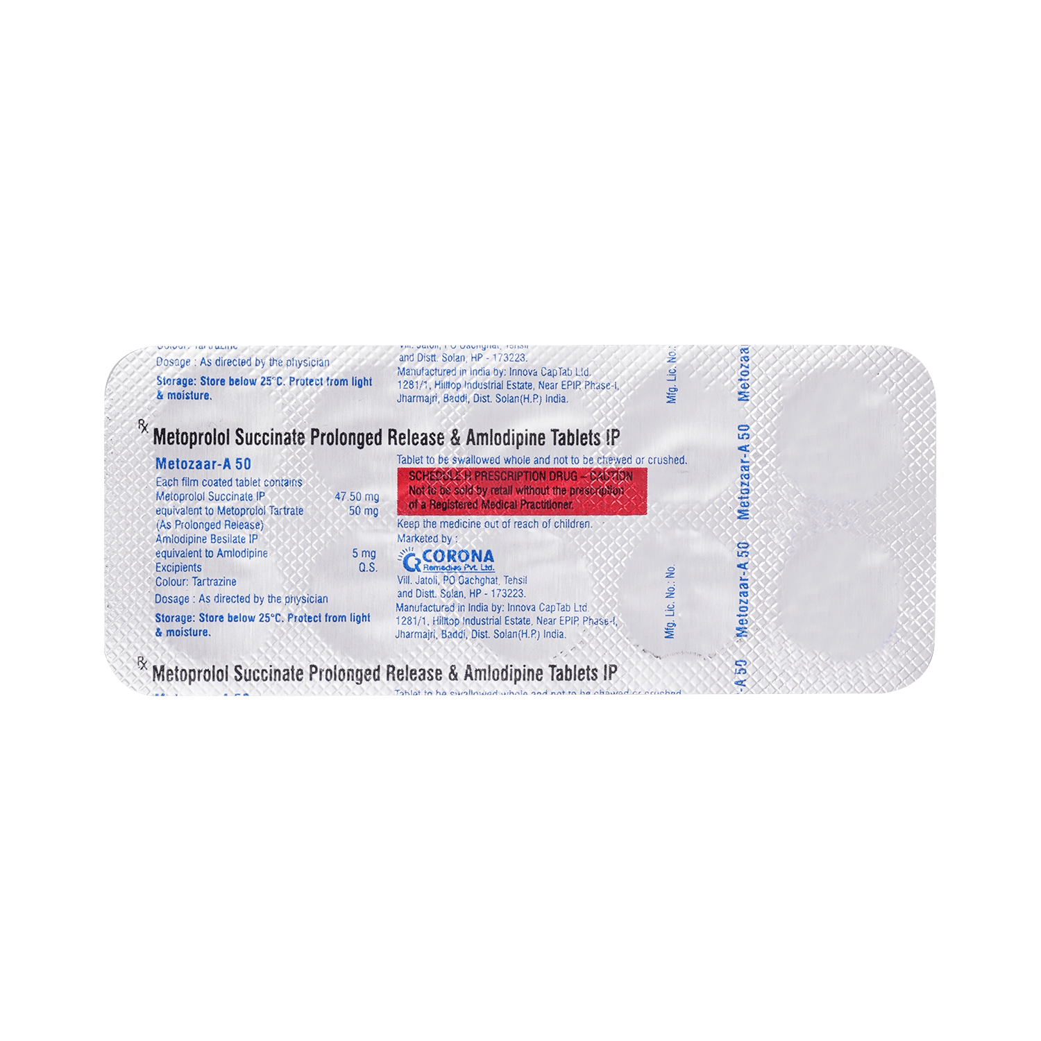 Metozaar-A 50 Tablet - Image 6