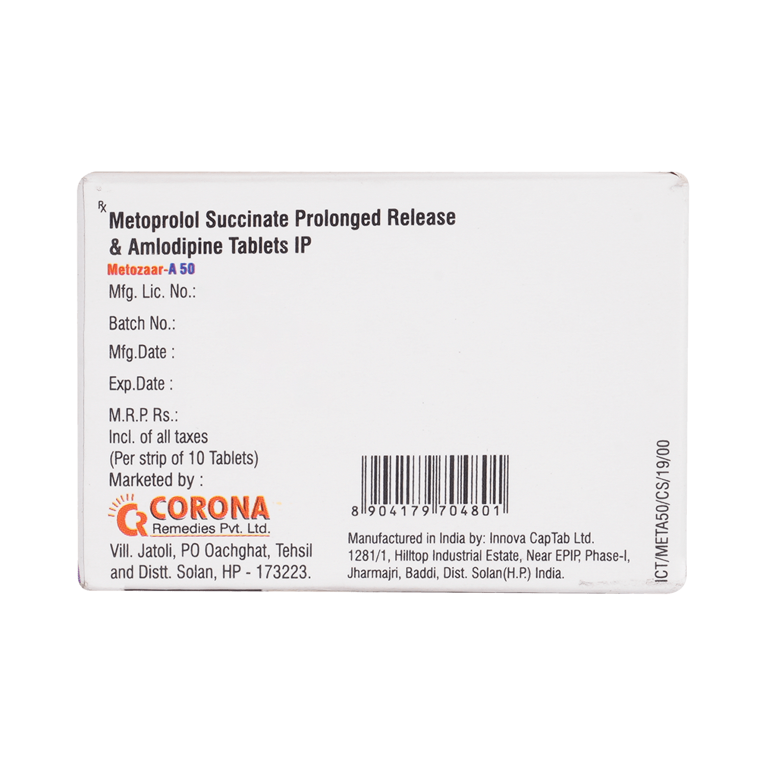 Metozaar-A 50 Tablet - Image 4