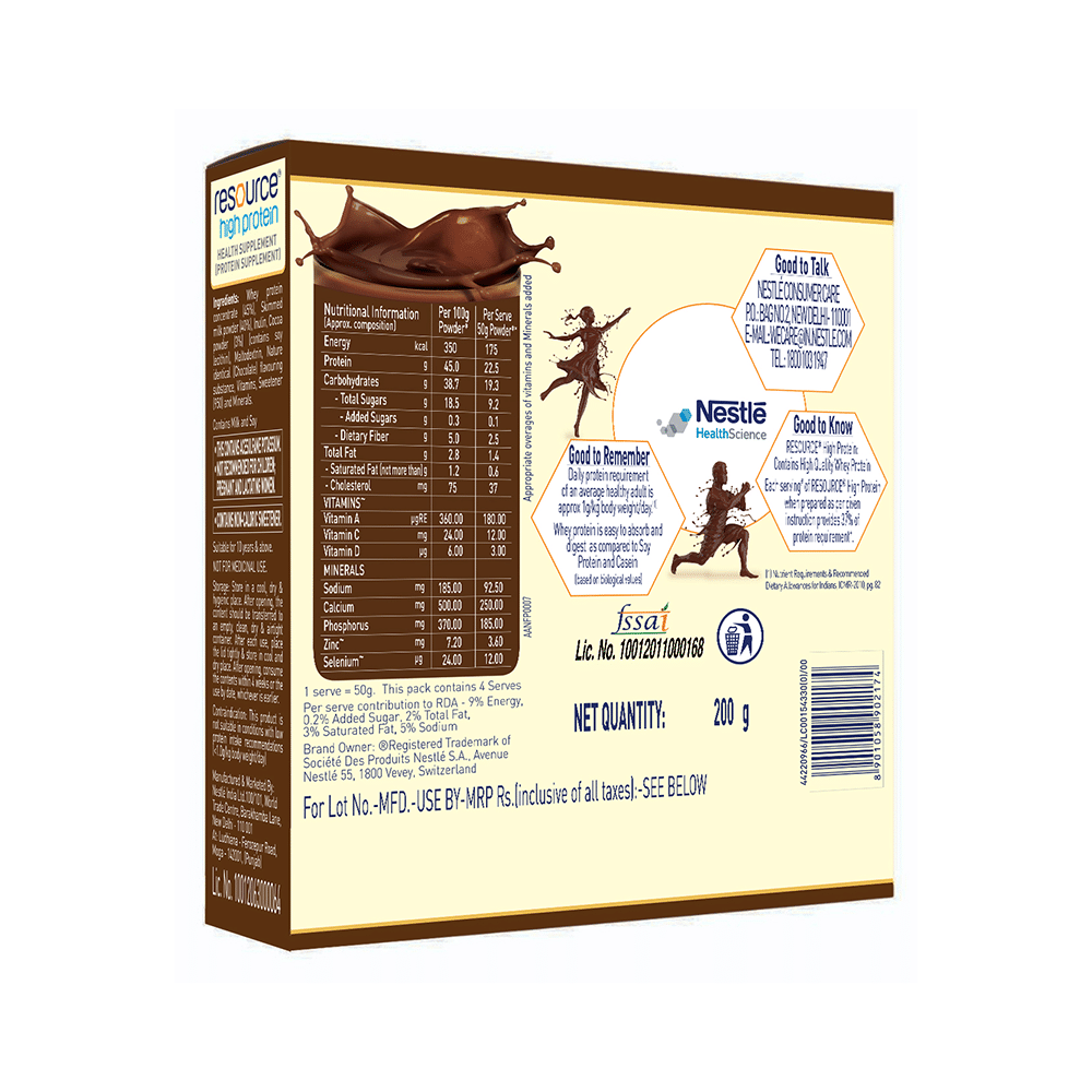 Nestle Resource High Quality Whey Protein | Flavour Chocolate - Image 2