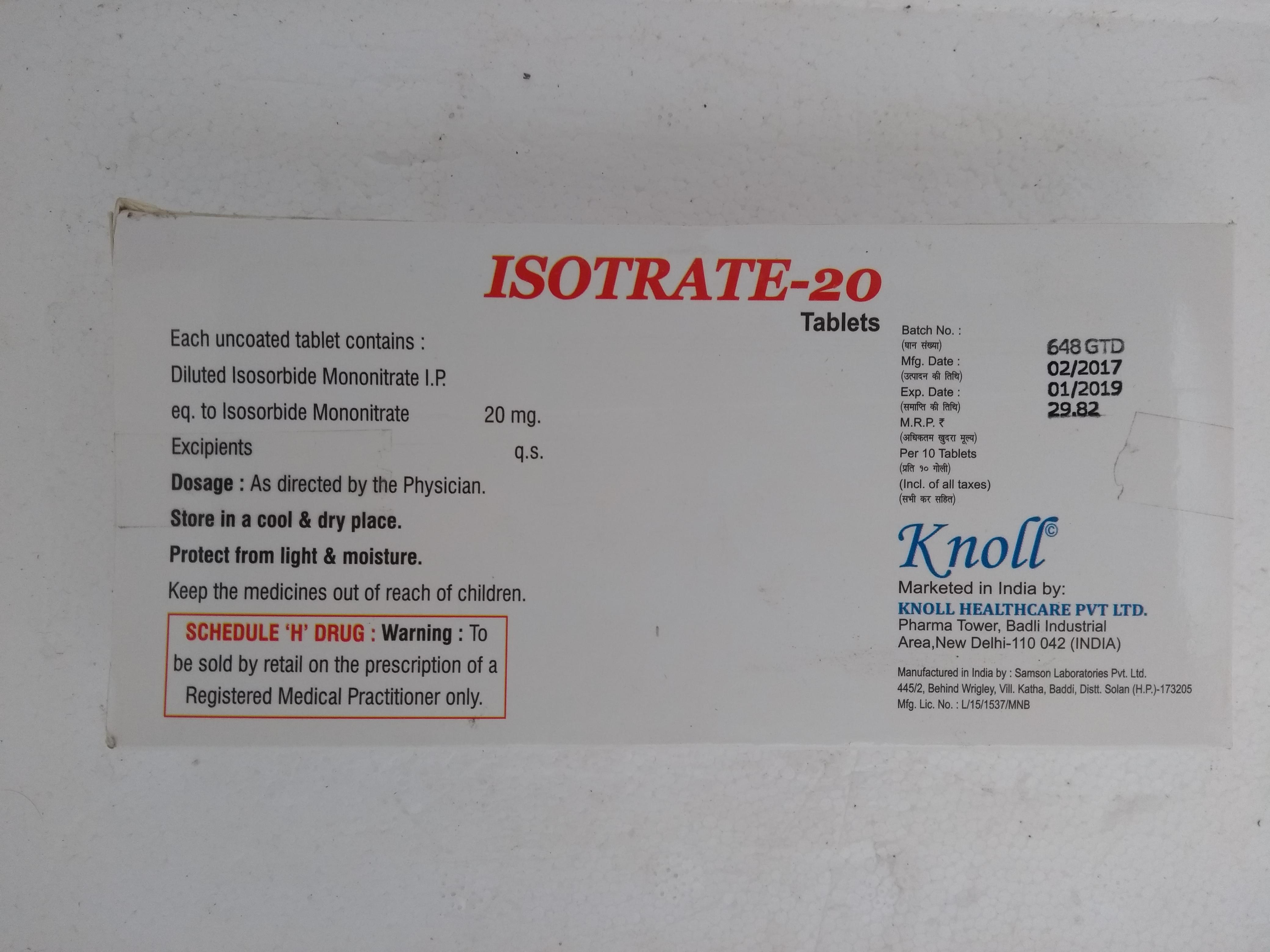 Isotrate 20 Tablet - Image 2
