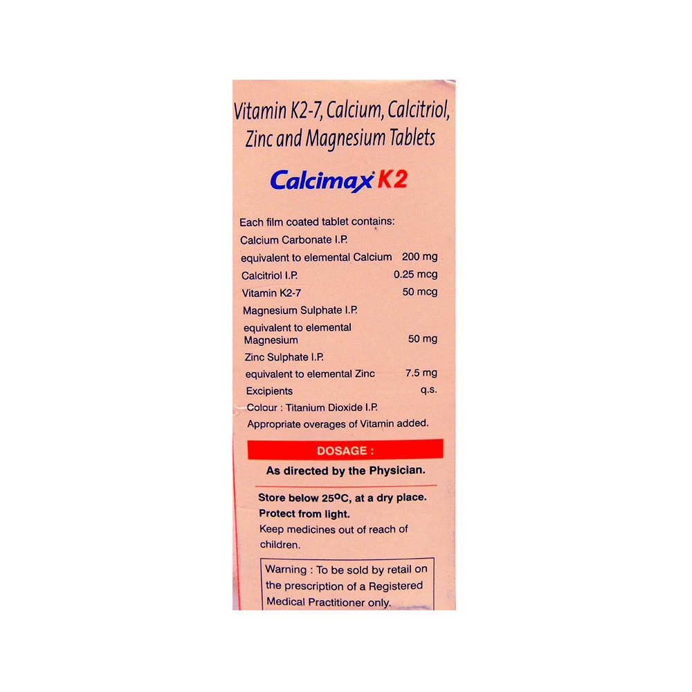 Calcimax K2 Tablet - Image 4