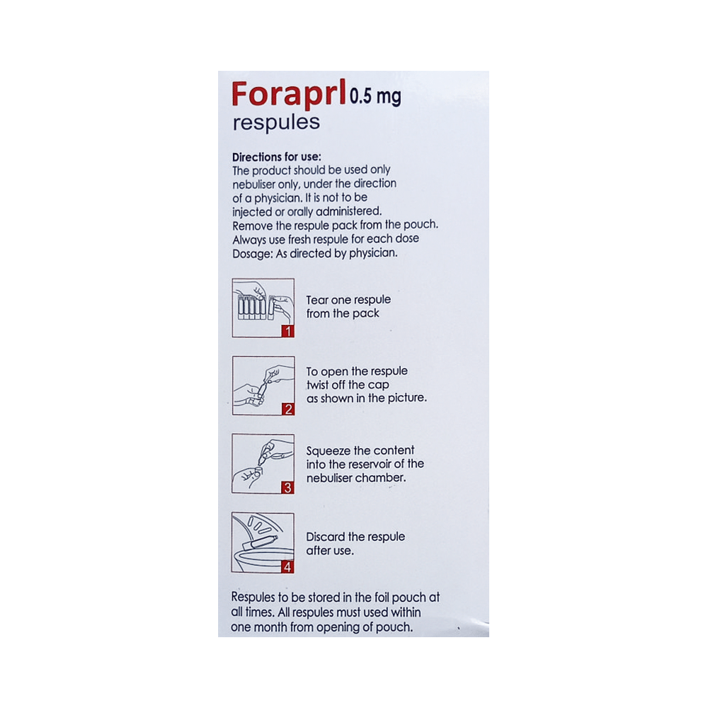 Foraprl 0.5mg Respules (2ml Each) - Image 3