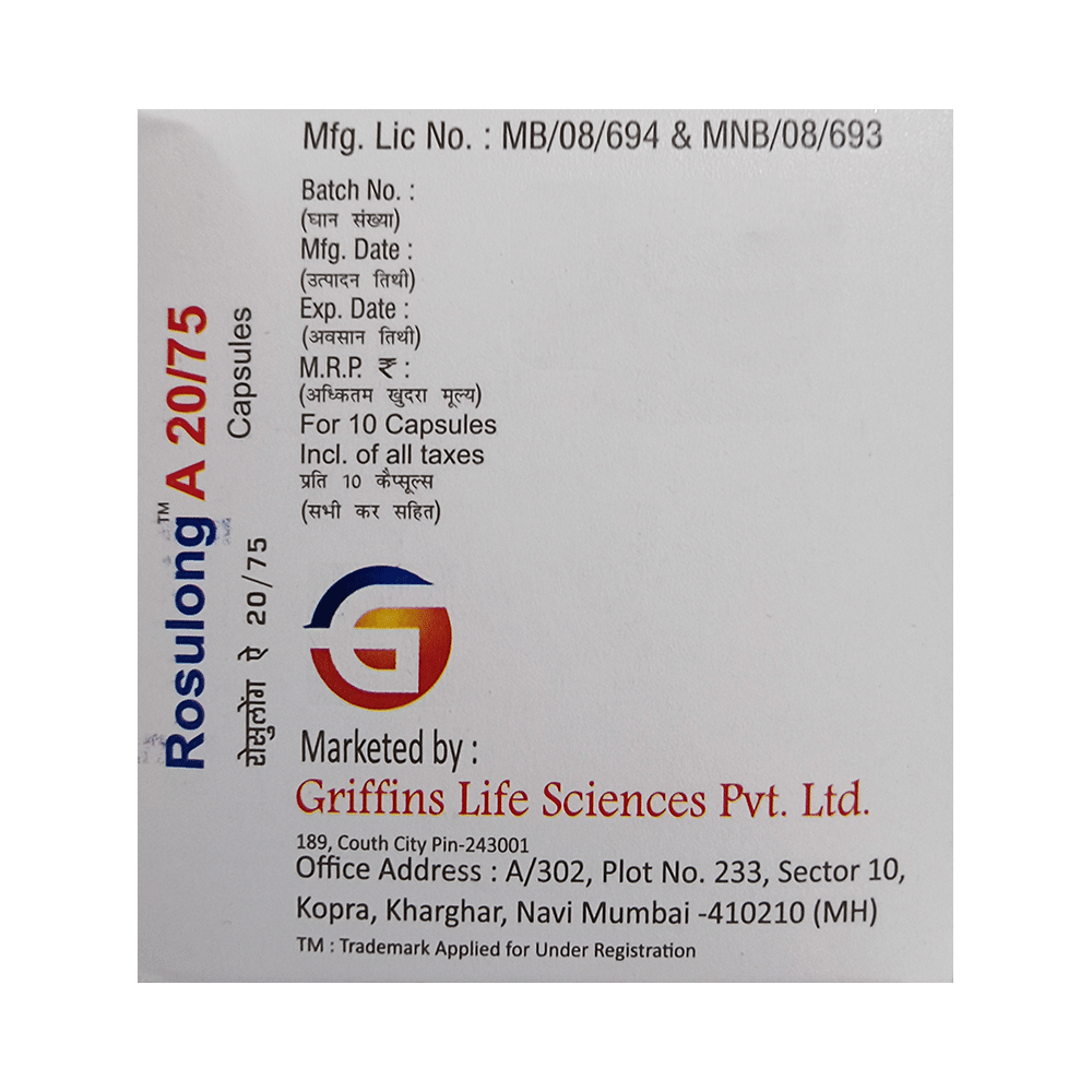 Rosulong A 20/75 Capsule - Image 3