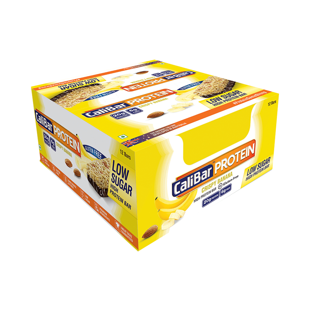 CaliBar Protein Bar Crispy Banana - Image 1