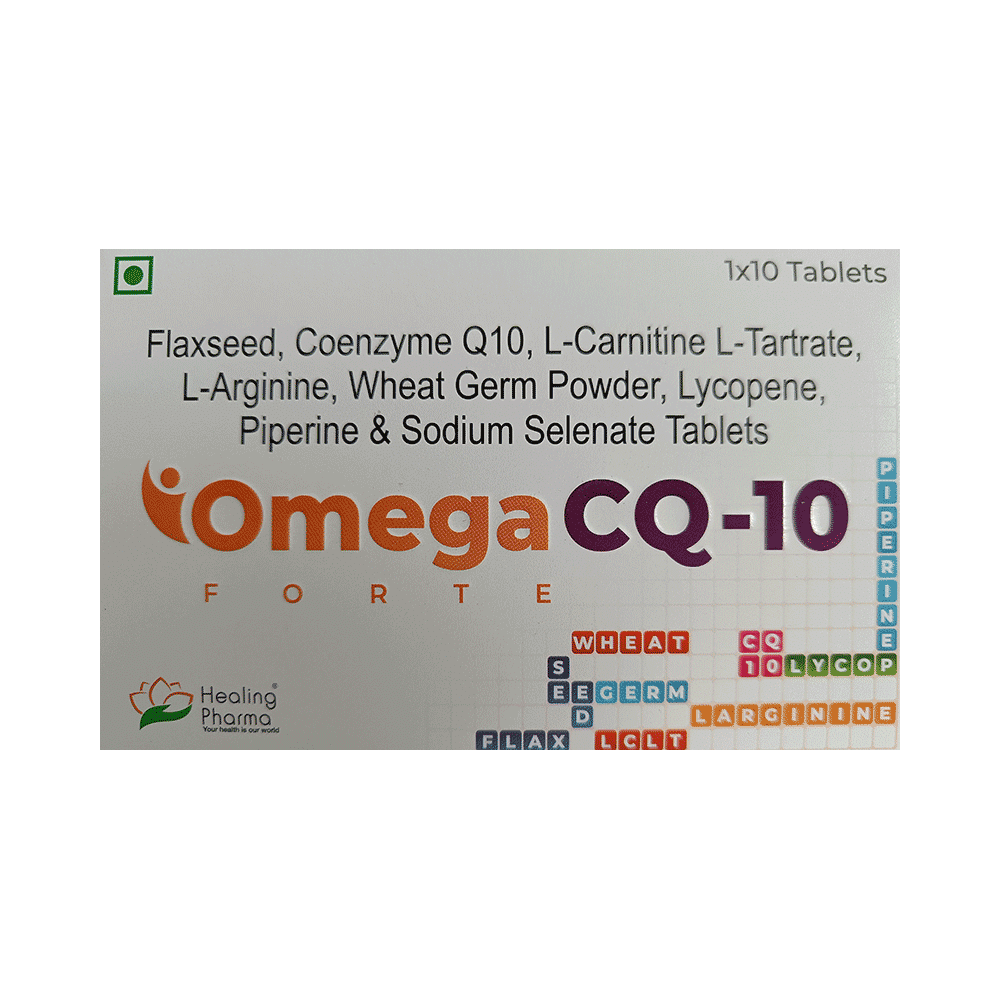 Healing Pharma Omega CQ10 Forte Tablet - Image 1