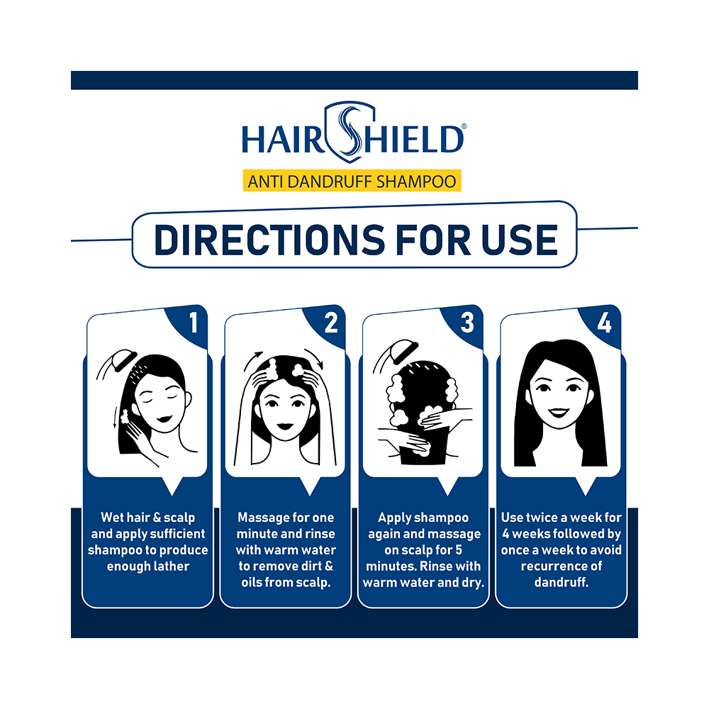 Hair Shield Anti Dandruff Shampoo - Image 3