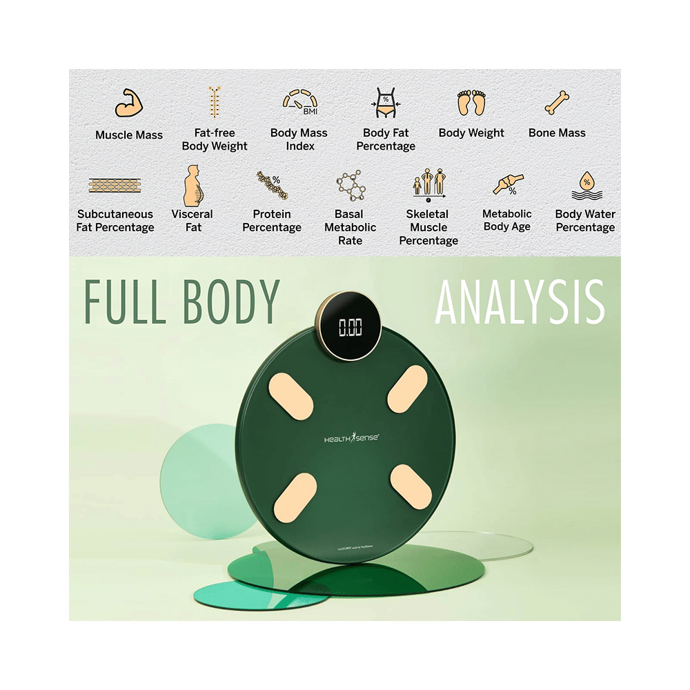 HealthSense S1 Luxury Smart Bluetooth Body Weighing Scale - Image 5