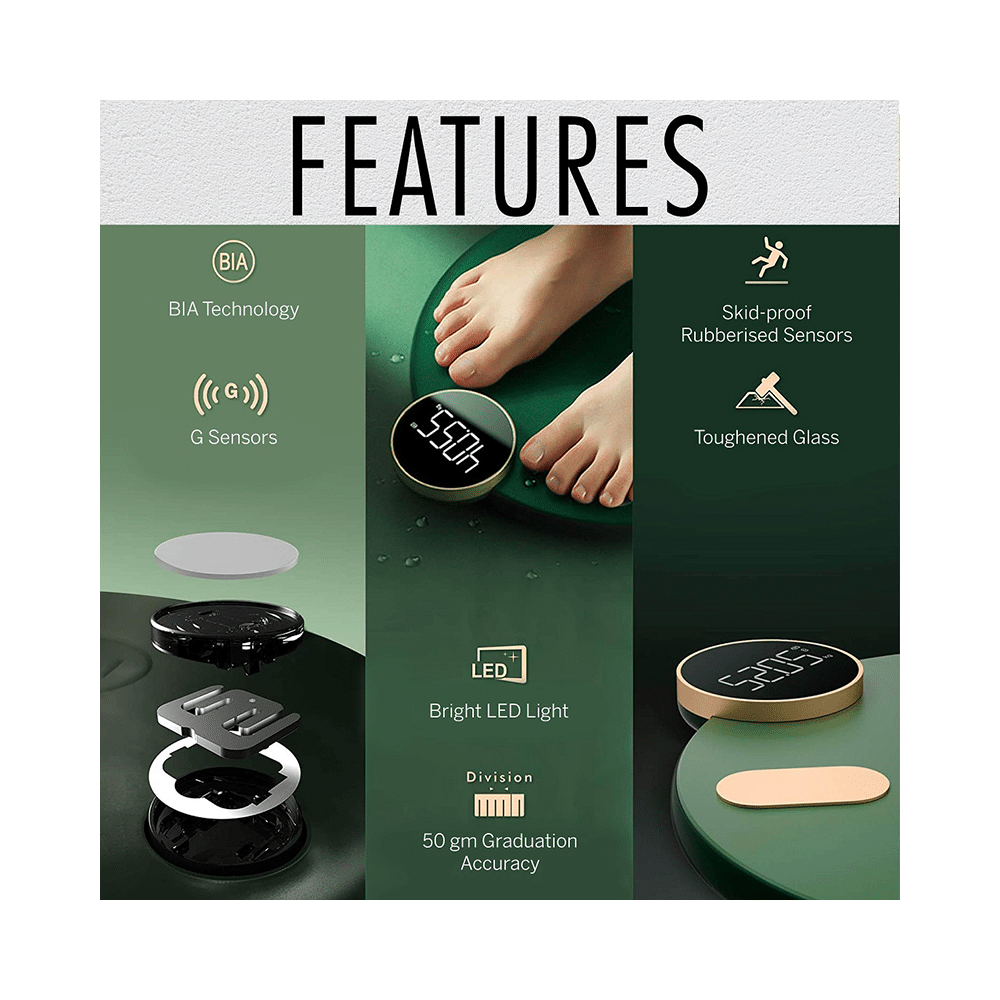 HealthSense S1 Luxury Smart Bluetooth Body Weighing Scale - Image 2