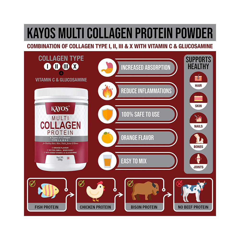 Kayos Multi Collagen Protein Orange - Image 3
