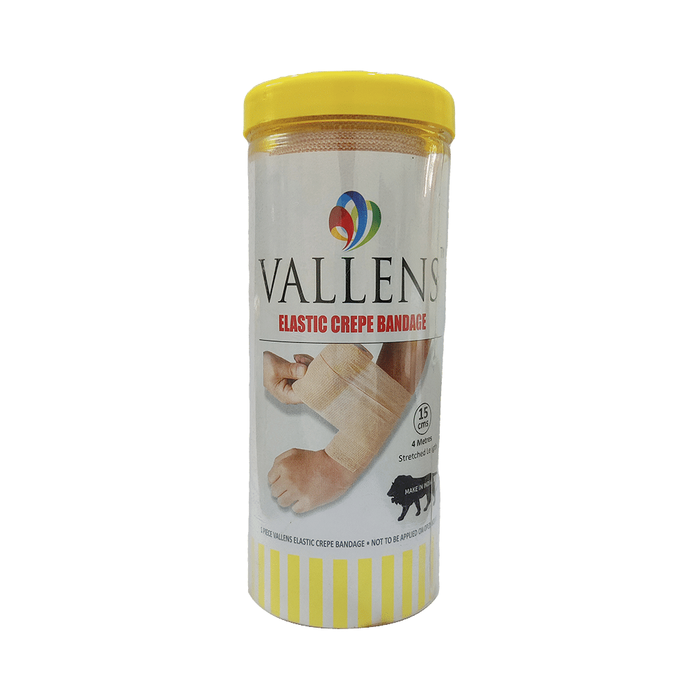 Vallens Crepe Bandage 15cm x 4m - Image 1