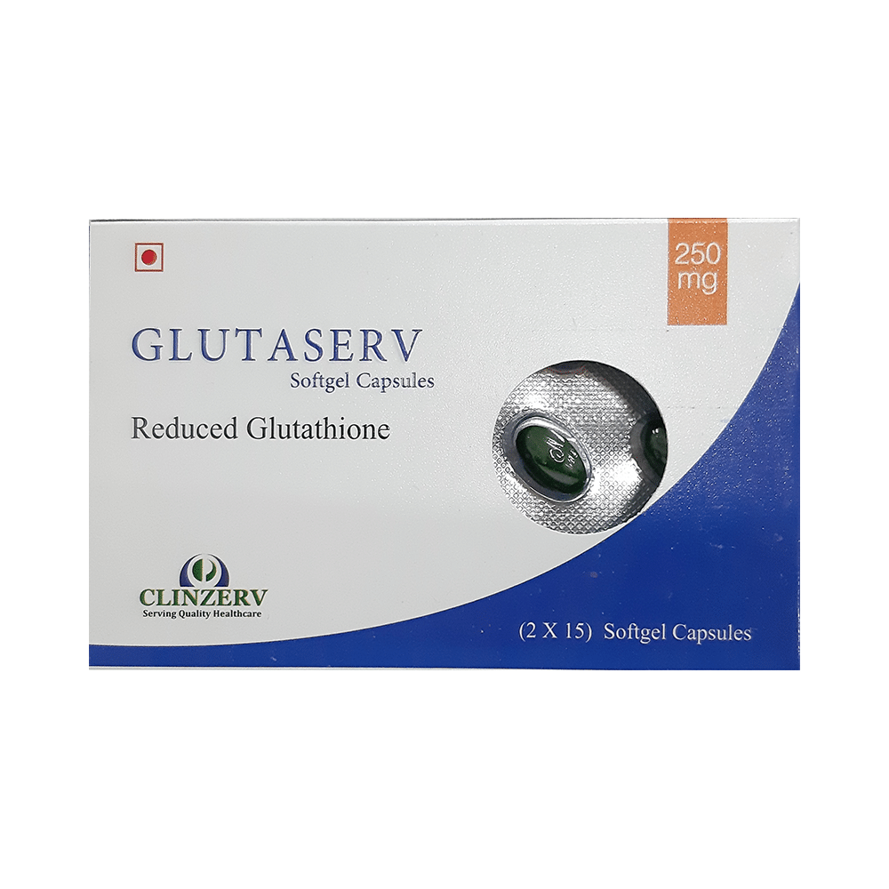 Glutaserv 250mg Soft Gelatin Capsule - Image 1