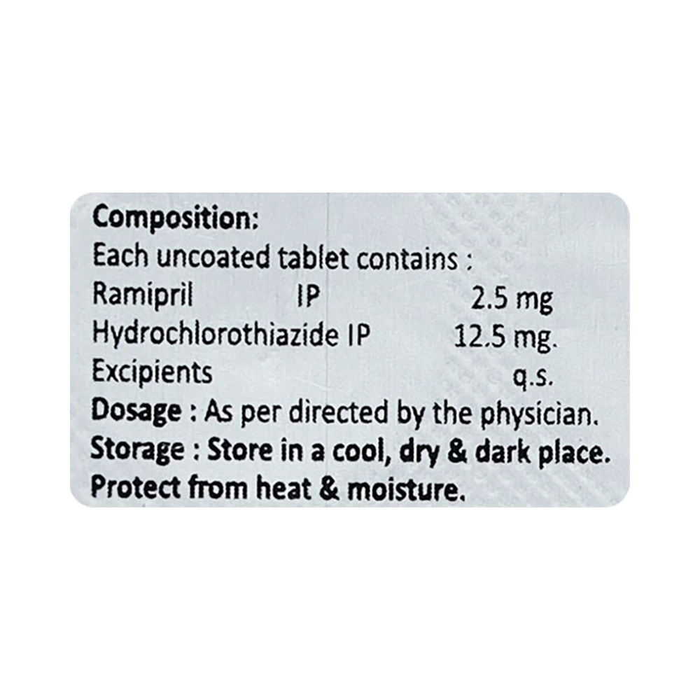 Ramixil H 2.5mg Tablet - Image 2